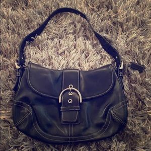Vintage Black Coach Bag